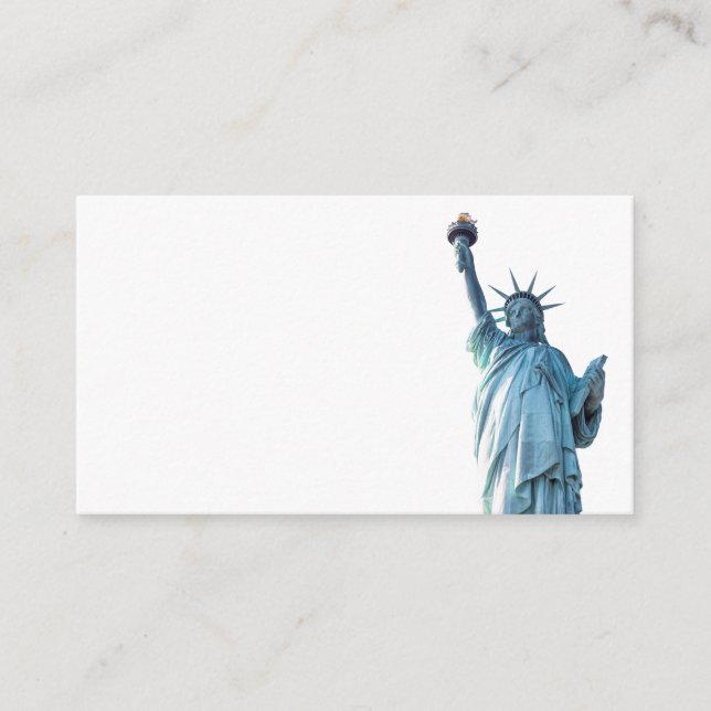 Statue of liberty  enclosure card (Front)