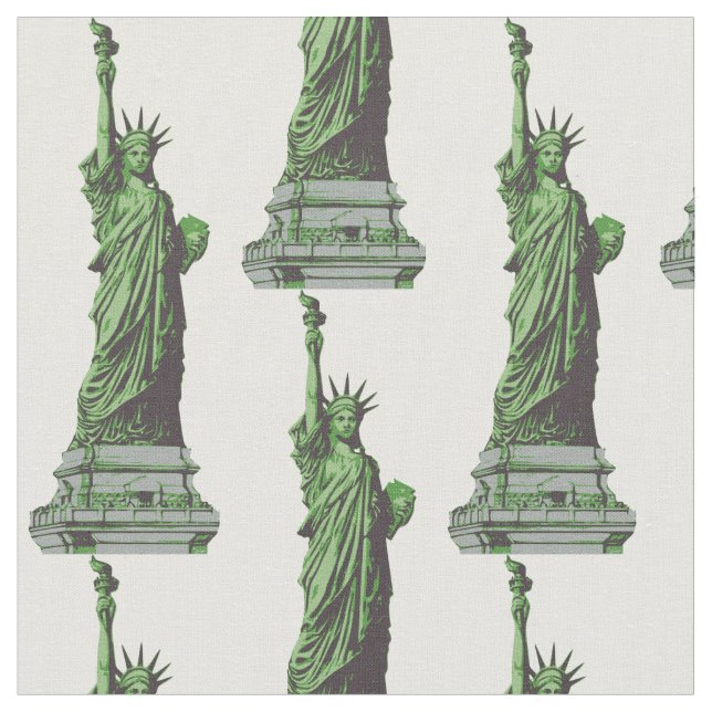 statue of liberty fabric (Close Up)