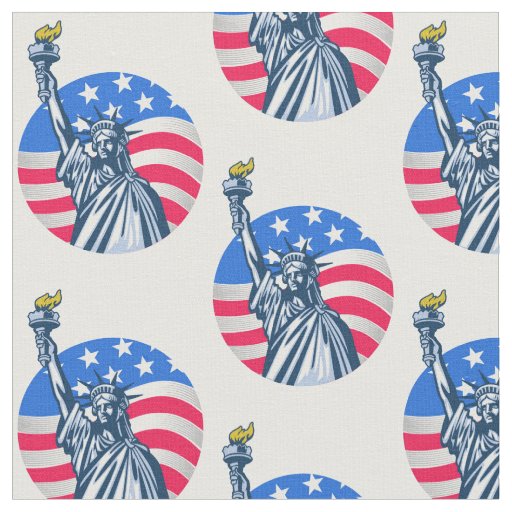 statue of liberty fabric