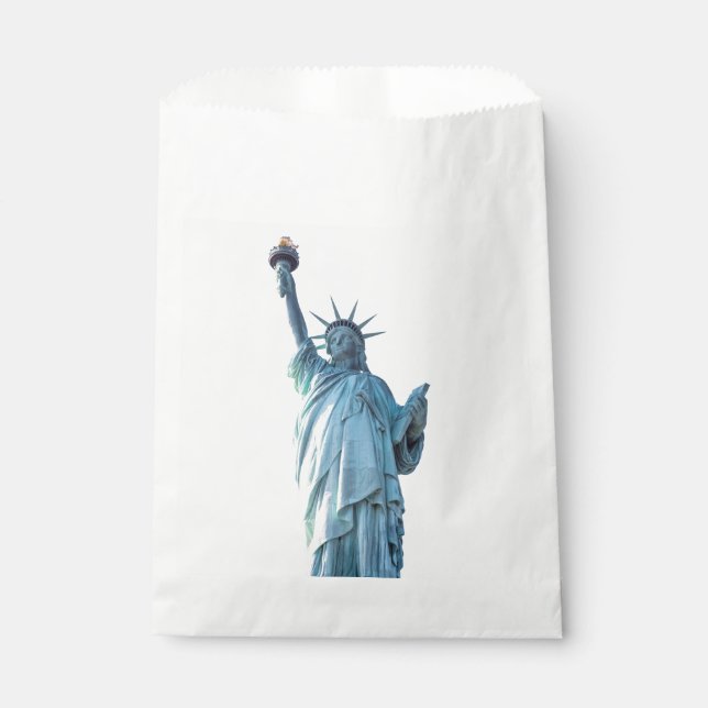 Statue of liberty   favor bag (Front)