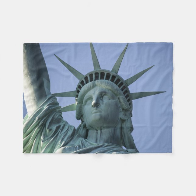 Statue of Liberty fleece blanket (Front (Horizontal))