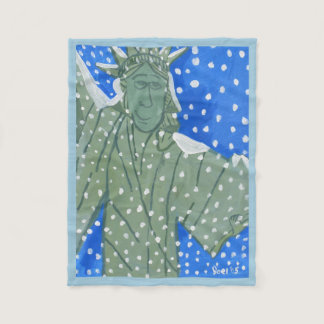 Statue of Liberty Fleece Blanket