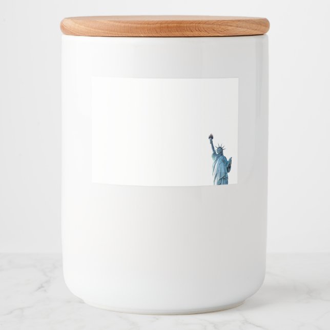 Statue of liberty  food label (Front)