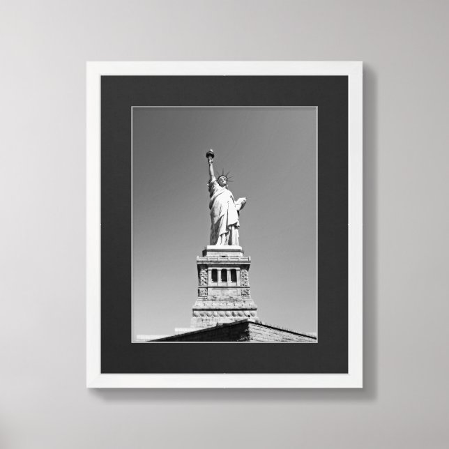 Statue Of Liberty Framed Art (Framed Front)