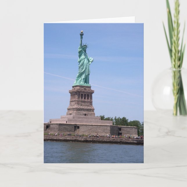 Statue of Liberty - Full View Greeting Card (Front)