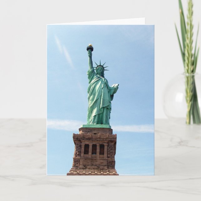 Statue of Liberty Greeting Card (Front)