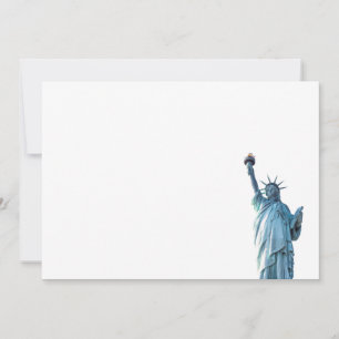 Statue of liberty holiday card