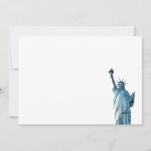 Statue of liberty  holiday card