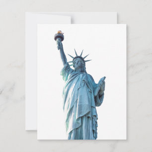 Statue of liberty holiday card