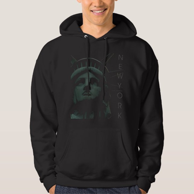 Statue of Liberty Hooded Sweatshirt New York Shirt (Front)