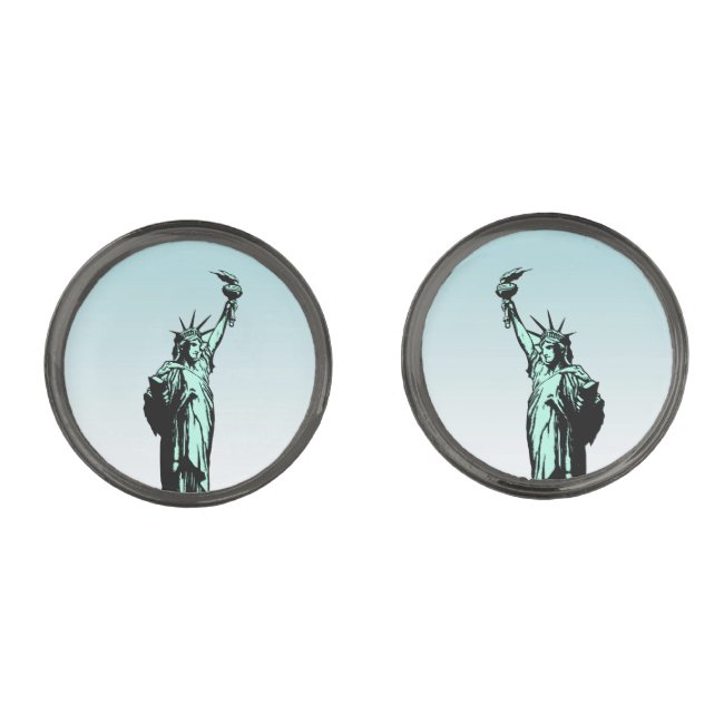 Statue of Liberty Immigrants Cufflinks