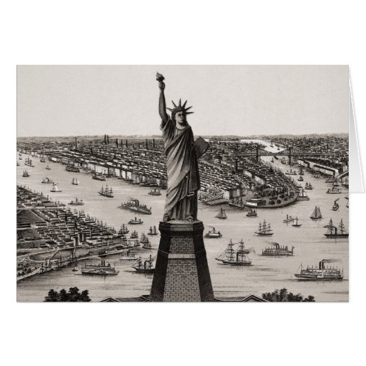 Statue Of Liberty In New York Harbor Cards (Front Horizontal)