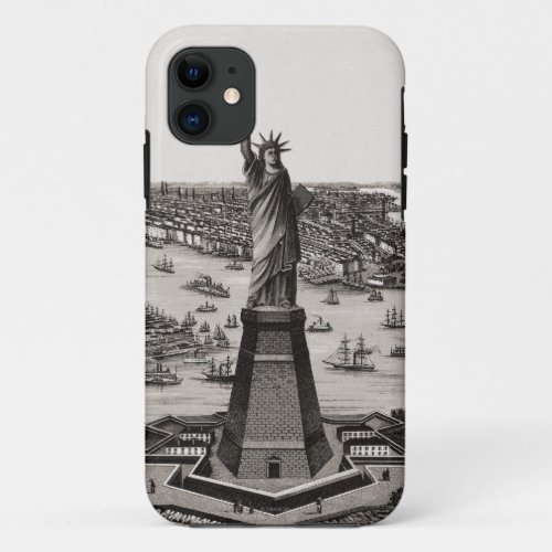 Statue Of Liberty In New York Harbor iPhone 11 Case