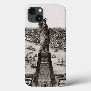 Statue Of Liberty In New York Harbor iPhone 13 Case