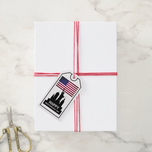 Statue of Liberty Independence Day Celebration Gift Tags
