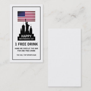 Statue of Liberty, Independence Day Drinks Ticket