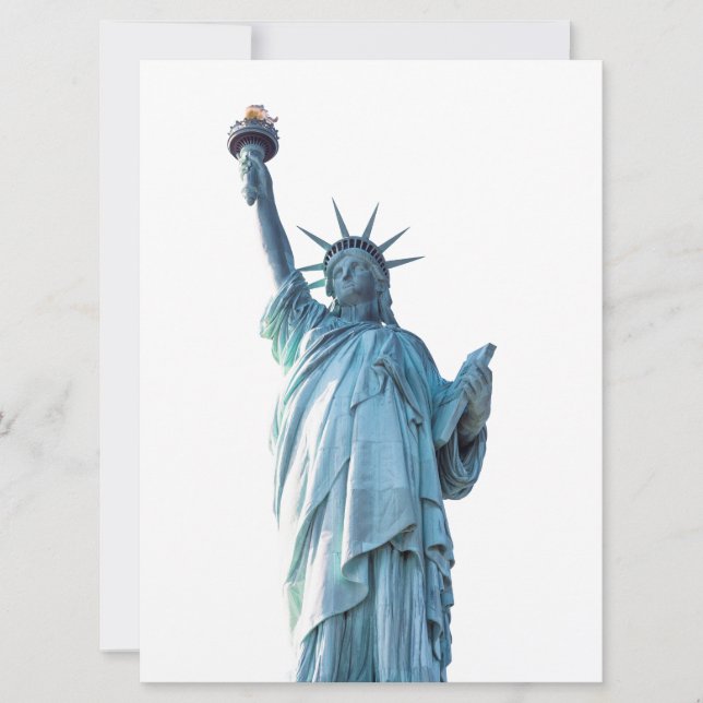 Statue of liberty   invitation (Front)