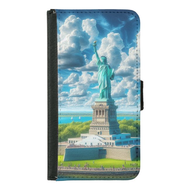 **"Statue of Liberty iPhone Cover – Stylish Protec (Front)