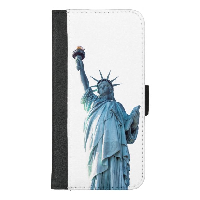 Statue of liberty    iPhone wallet case (Front)