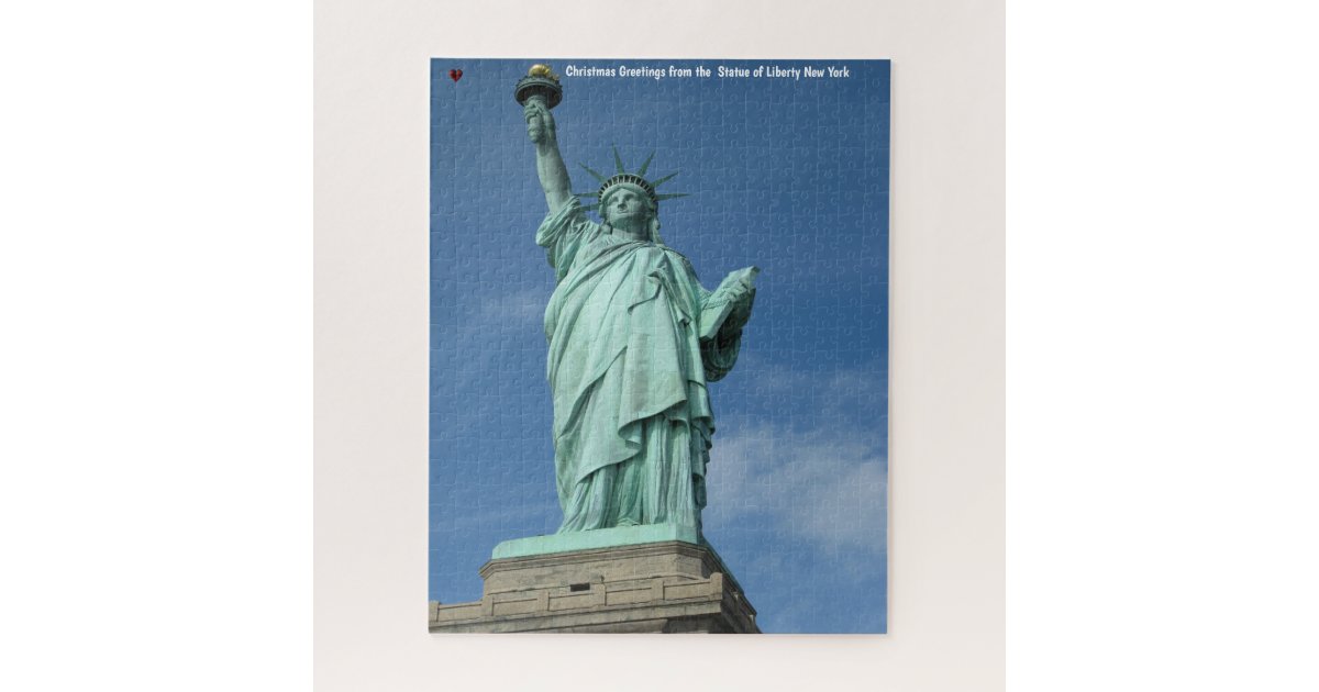 Statue Of Liberty Jigsaw Puzzle Zazzle Statue of liberty jigsaw puzzle zazzle