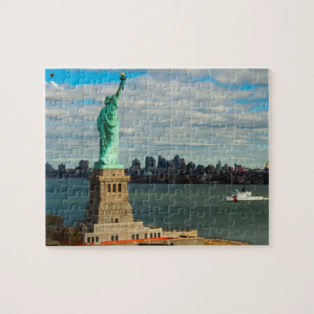 Statue Of Liberty Jigsaw Puzzle Zazzle Statue of liberty jigsaw puzzle zazzle