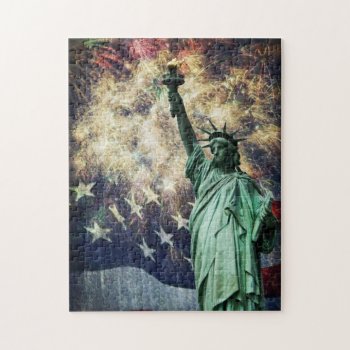 Statue Of Liberty Jigsaw Puzzle by Lasting__Impressions at Zazzle