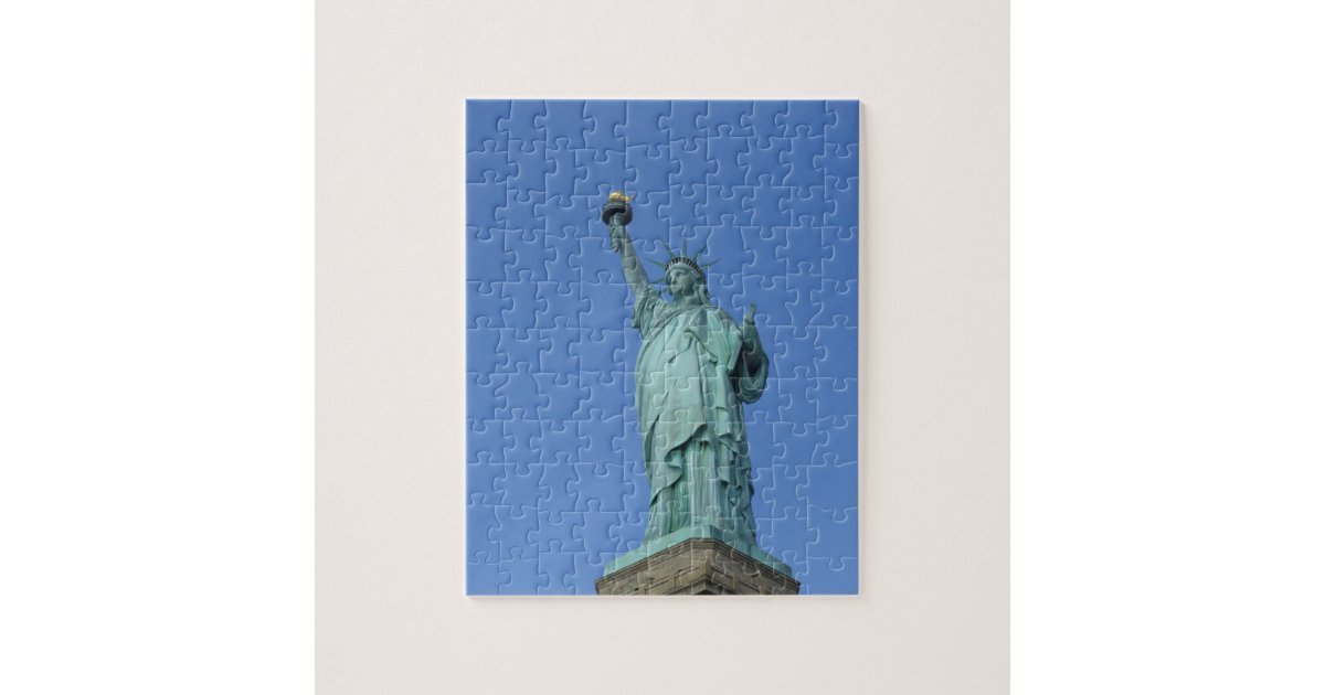 Statue Of Liberty Jigsaw Puzzle Zazzle Statue of liberty jigsaw puzzle zazzle