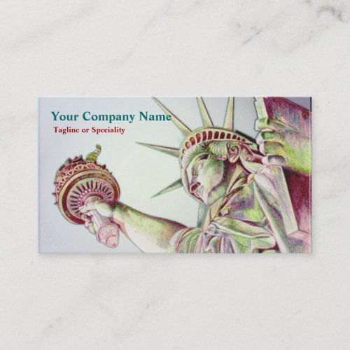 Statue of Liberty Justice Business Card