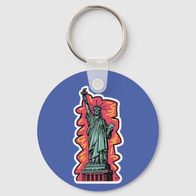 Statue of Liberty Keychain (Front)