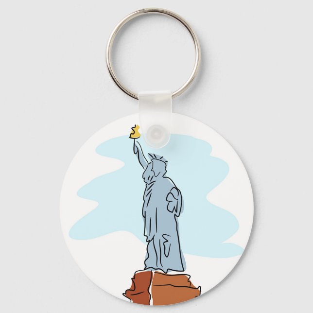 Statue of Liberty Keychain (Front)