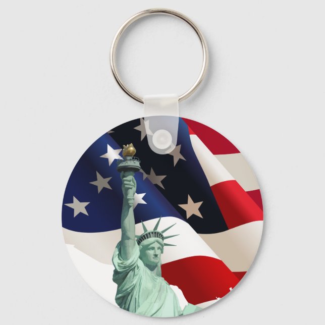 Statue of Liberty Keychain (Front)