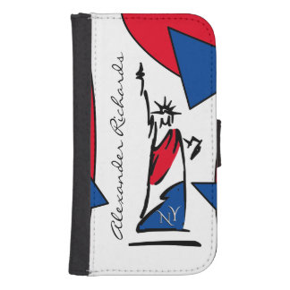 Statue of Liberty / Lady Liberty Personal Galaxy S4 Wallet Case