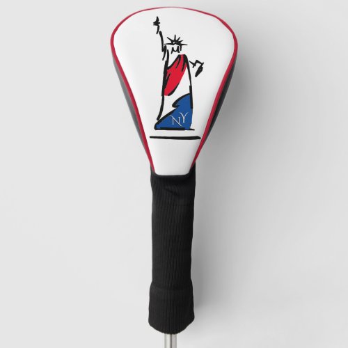 Statue of Liberty  Lady Liberty Stripes Golf Head Cover