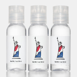 Statue of Liberty / Lady Liberty Stripes Hand Sanitizer