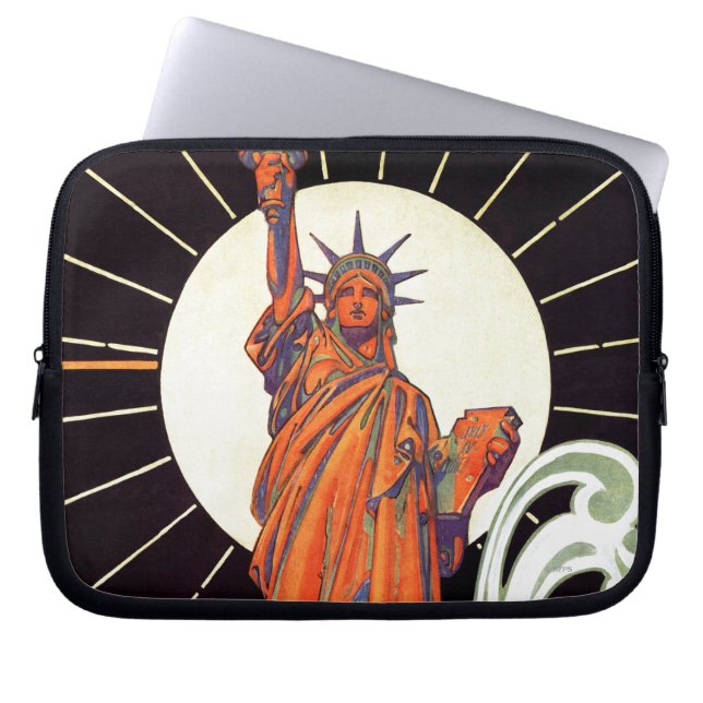 Statue of Liberty Laptop Sleeve (Front)