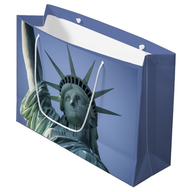 Statue of Liberty large gift bag (Front Angled)