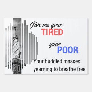Statue of Liberty large yard sign