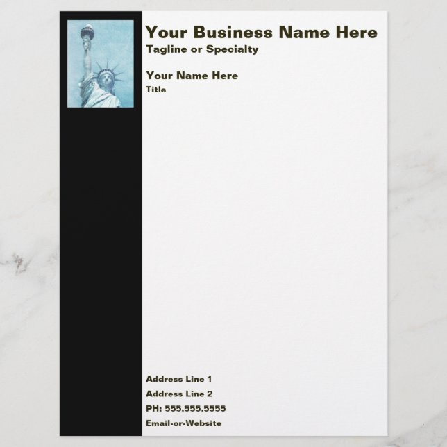 statue of liberty letterhead (Front)