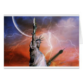 Statue of Liberty Lightening. (Front Horizontal)
