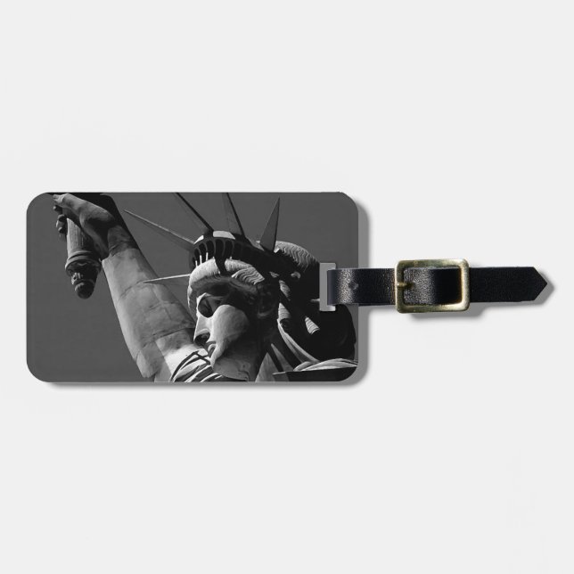 Statue of Liberty Luggage Tag (Front Horizontal)