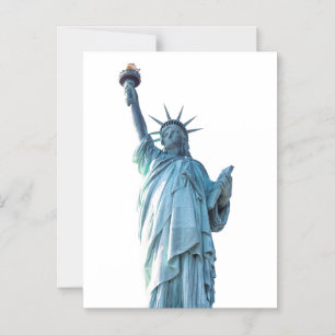 Statue of liberty  magnetic invitation