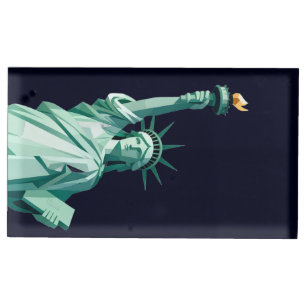 Statue of Liberty Minimalist Table Card Holder