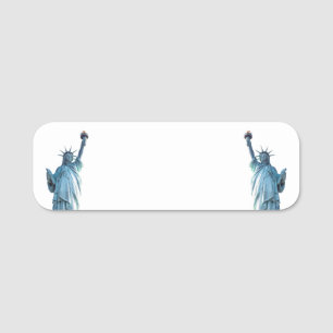 Statue of liberty name tag
