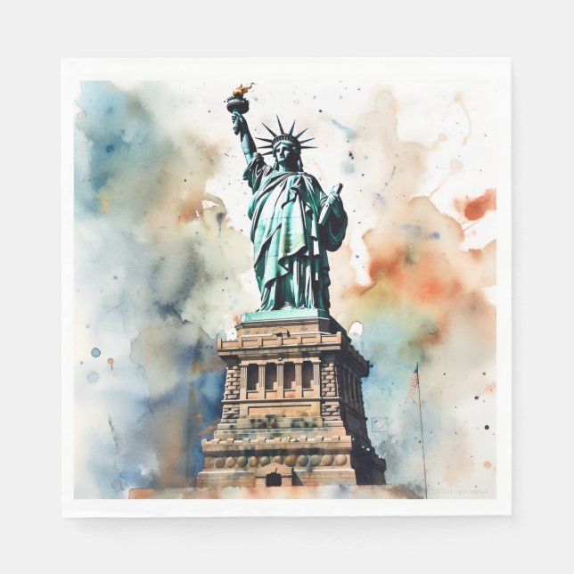 Statue of Liberty Napkins (Front)