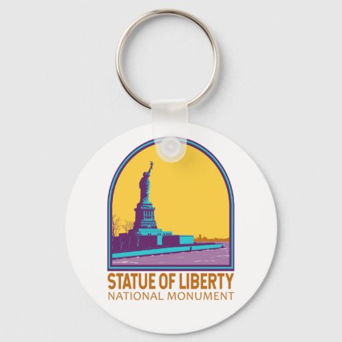 Statue of Liberty National Monument Liberty Island Keychain