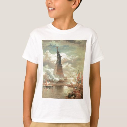 Statue of Liberty New York circa 1800s T_Shirt