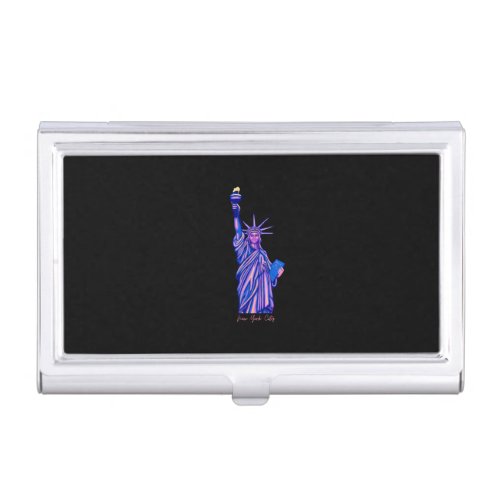 Statue of Liberty_New York City_4th of July_ Business Card Case