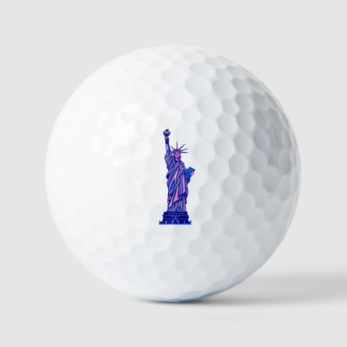 Statue of Liberty_New York City_4th of July_ Golf Balls