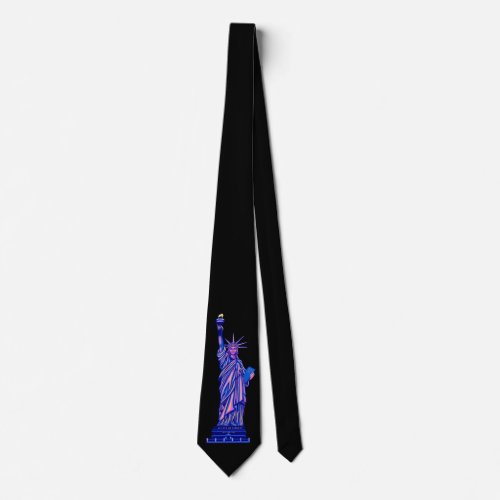 Statue of Liberty_New York City_4th of July_ Neck Tie