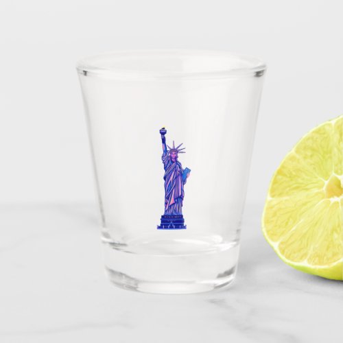 Statue of Liberty_New York City_4th of July_ Shot Glass